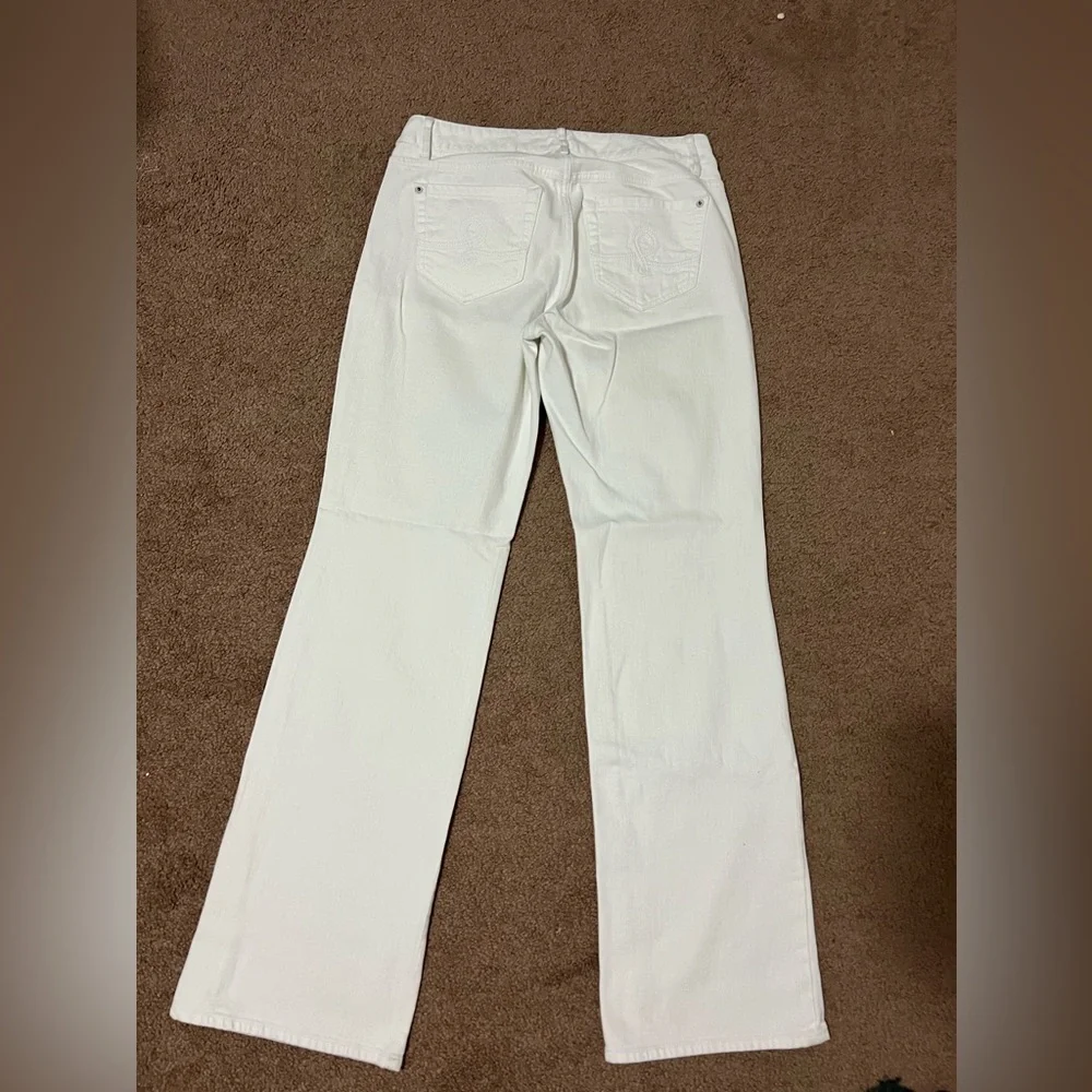 Lilly Pulitzer main line  Boot Cut flare  Jeans White - Picture 11 of 15